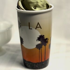 Starbucks 2015 LA California Ceramic Tumbler – Collectible Souvenir Mug